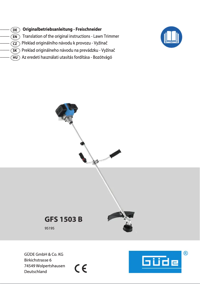 Image de la première page du manuel de l'appareil GFS 1503 B