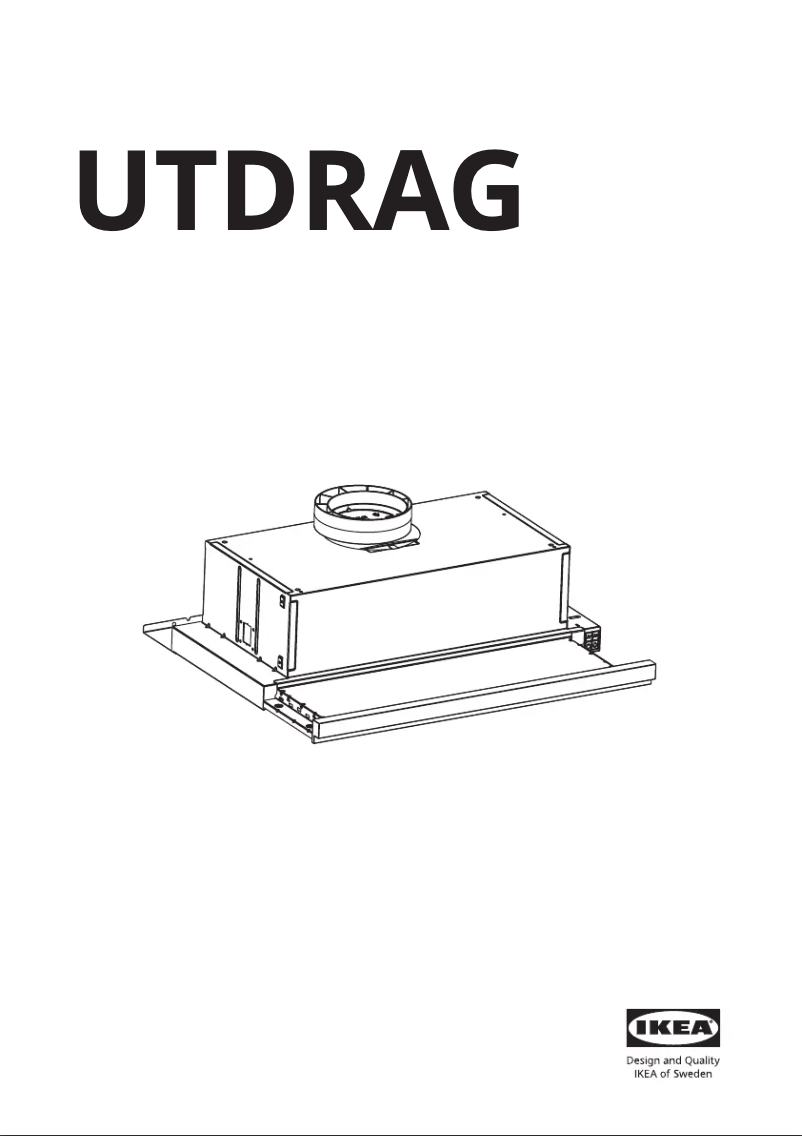 Page 1 de la notice Manuel utilisateur Ikea UTDRAG 005.136.08