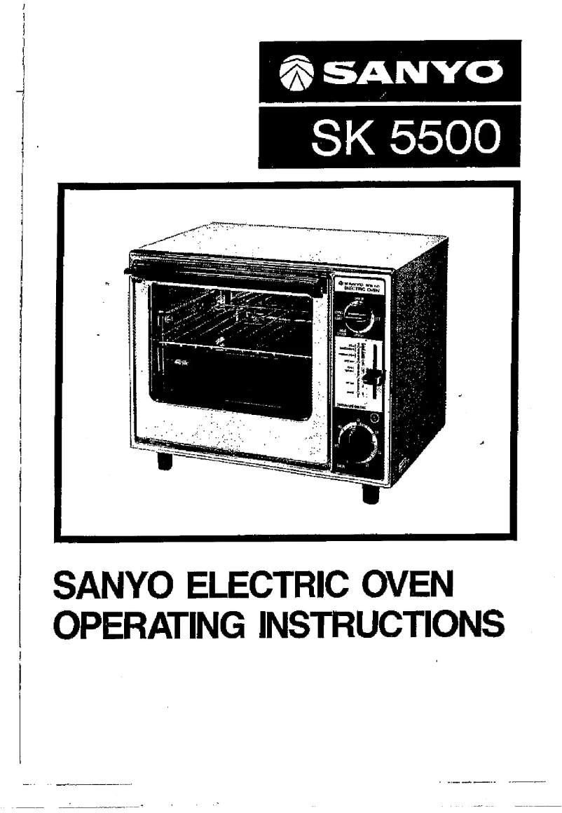 Page n°1 - Manuel utilisateur Sanyo SK-5500