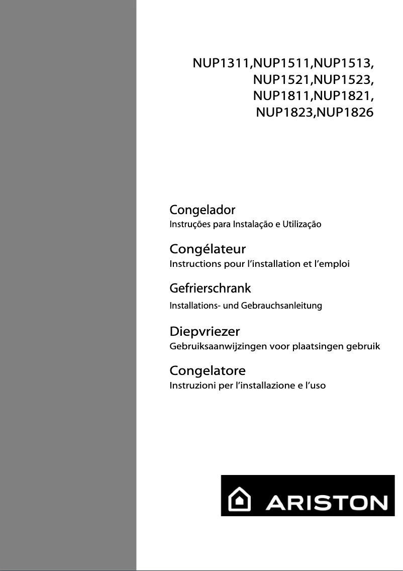 Page 1 de la notice Manuel utilisateur Ariston Thermo NUP1511