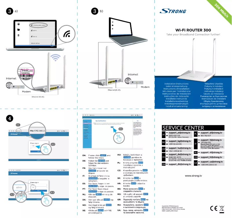 Page n°1 - Manuel utilisateur Strong Wi-Fi Router 300