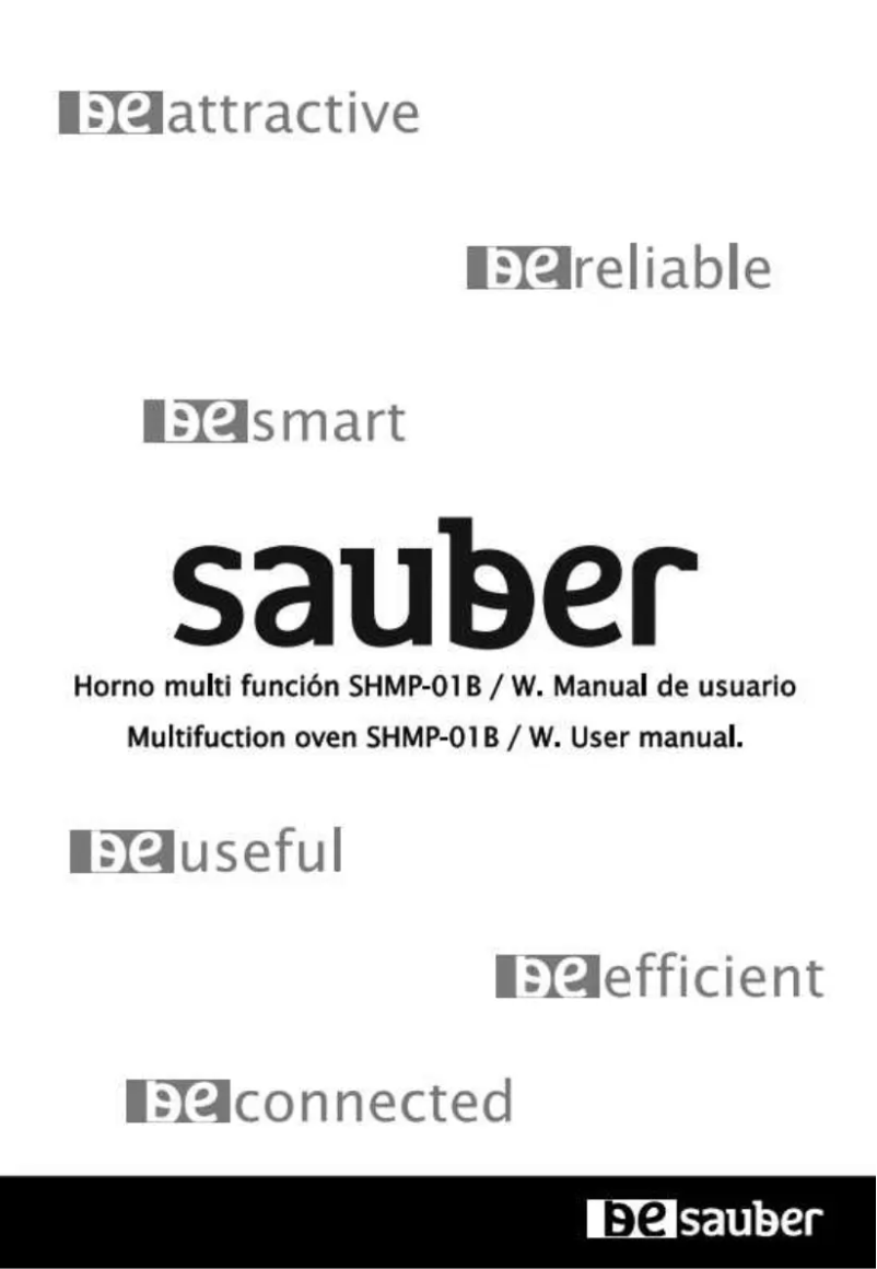 Page n°1 - Manuel utilisateur Sauber SHMP01W