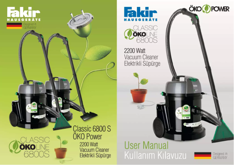 Imagen de la primera página del manual del dispositivo Classic 6800 S Öko Line