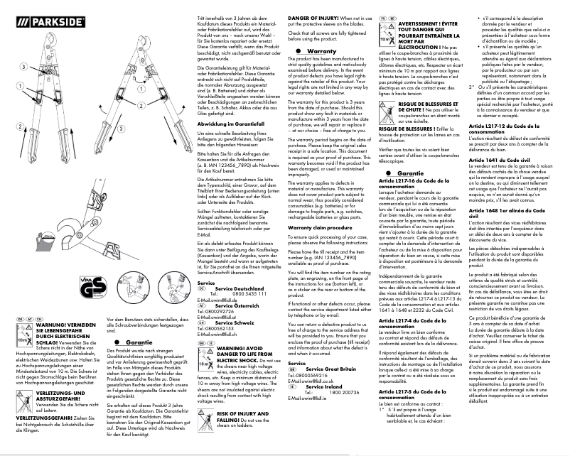 Image de la première page du manuel de l'appareil HG06253