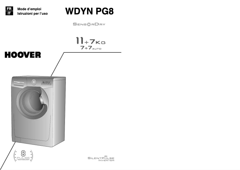 Image de la première page du manuel de l'appareil WDYN 11746PG8-80