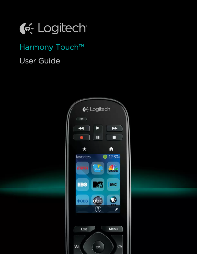 Page n°1 - Manuel utilisateur Logitech Harmony Smart Control