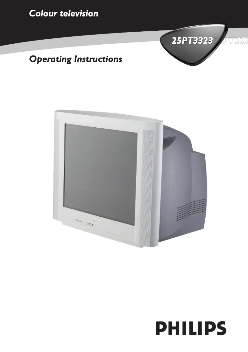 Page 1 of the manual User Manual Philips 25PT3323