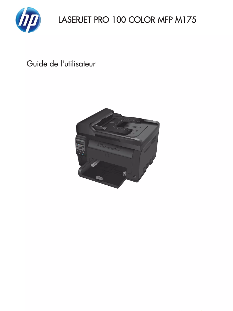 Page n°1 - Manuel utilisateur HP LaserJet Pro 100 Color MFP M175