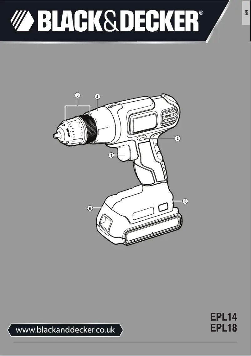 Image de la première page du manuel de l'appareil EPL14