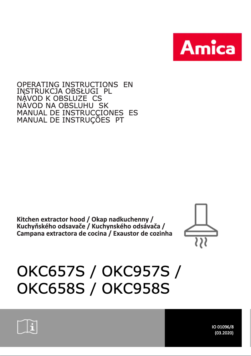 Image de la première page du manuel de l'appareil OKC658S