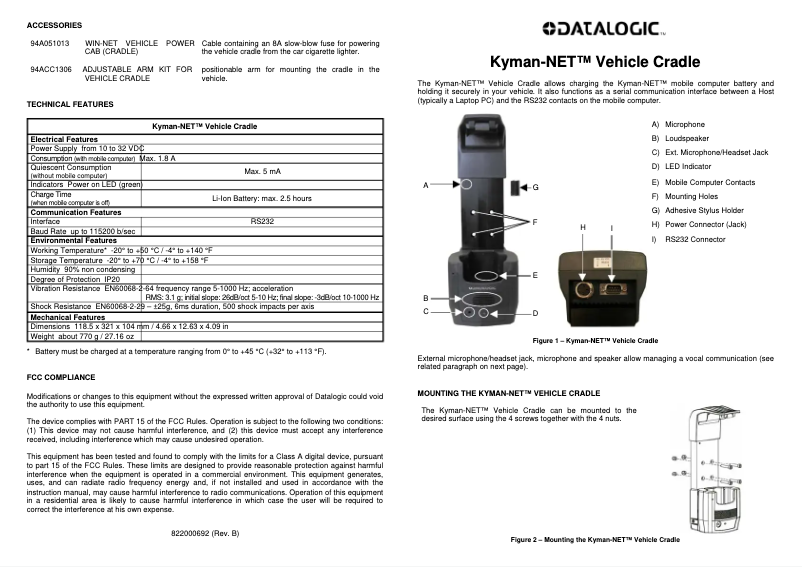 Image de la première page du manuel de l'appareil 94A151107
