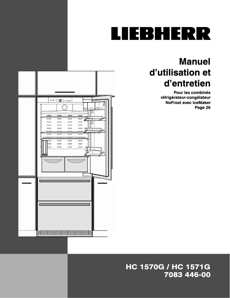Image de la première page du manuel de l'appareil ECN 7850