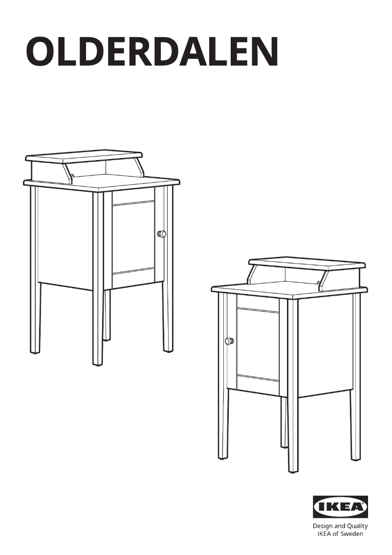 Image de la première page du manuel de l'appareil OLDERDALEN 305.008.93