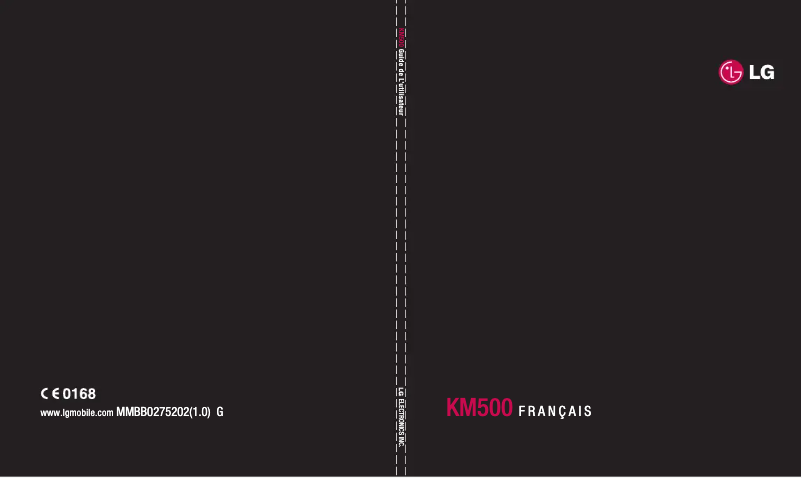 Page 1 of the manual User Manual LG KM500