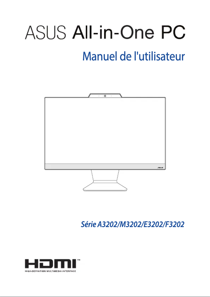 Image de la première page du manuel de l'appareil A3202