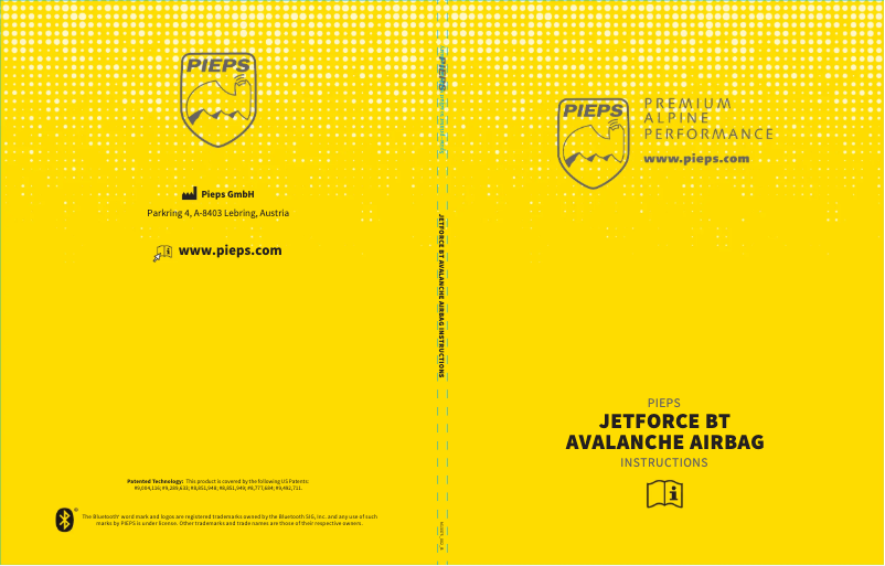 Page 1 de la notice Manuel utilisateur Pieps JetForce BT