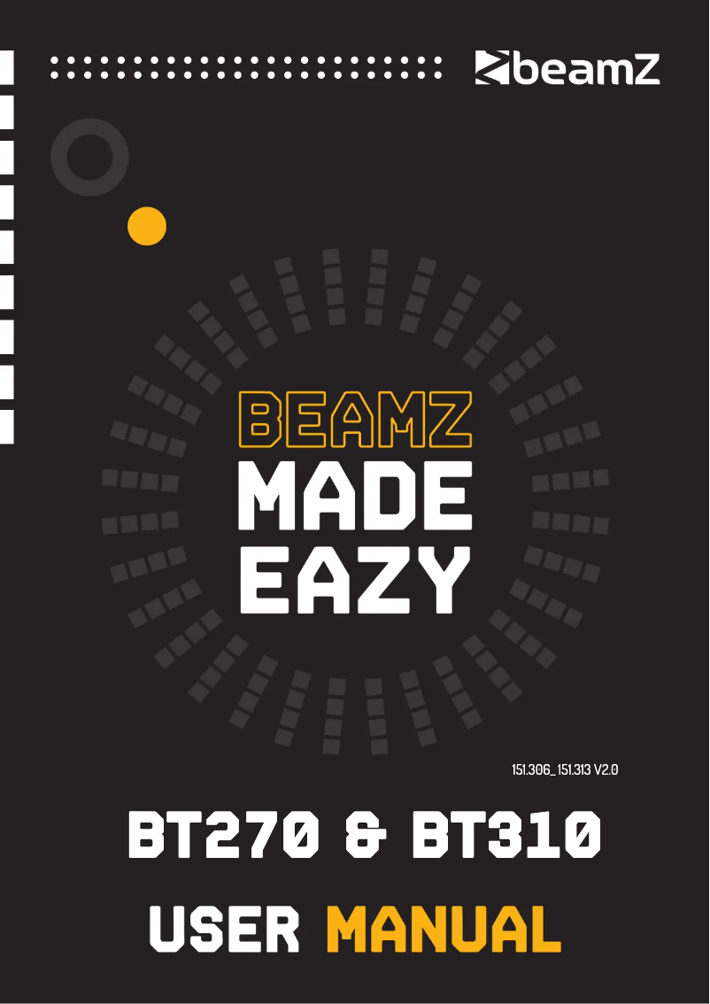 Image de la première page du manuel de l'appareil BT310 151.313