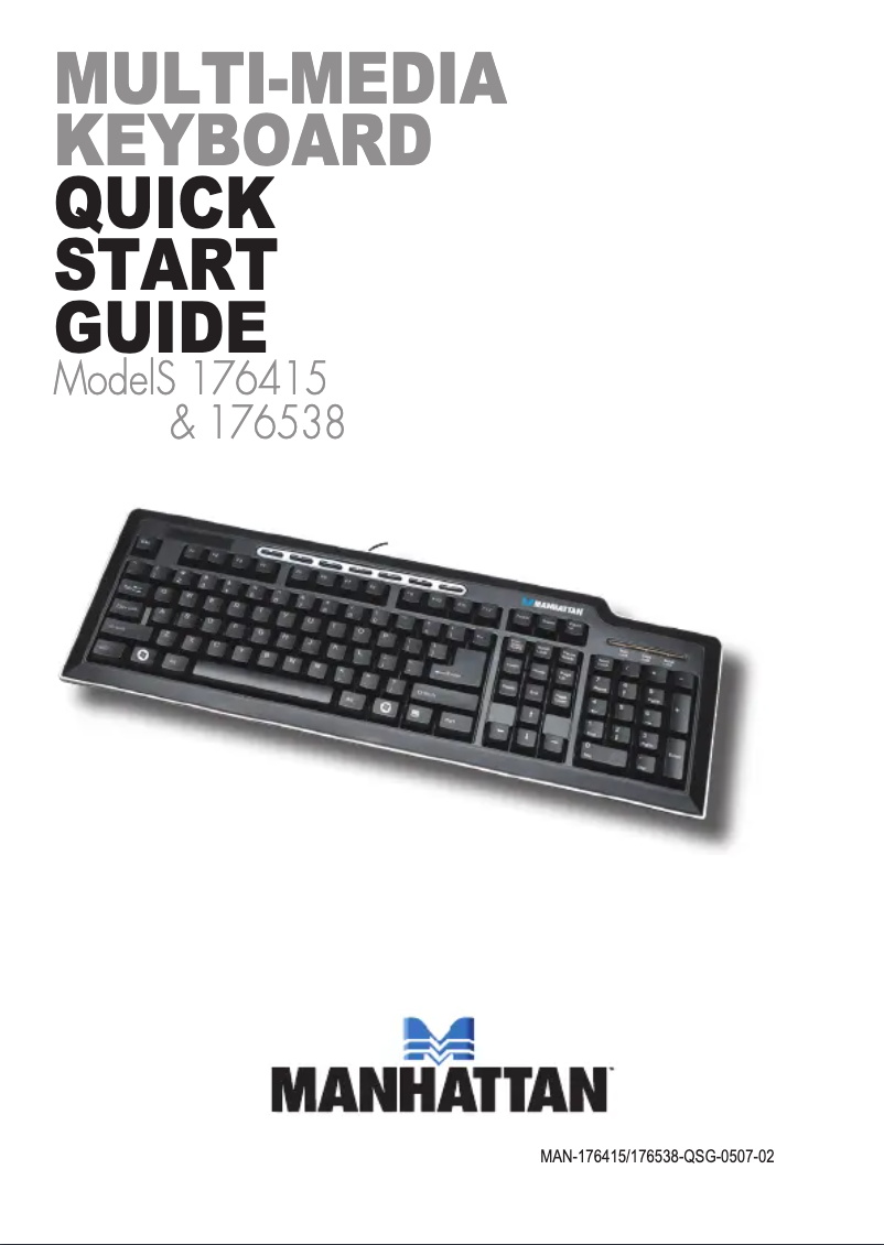Page 1 de la notice Manuel utilisateur Manhattan 176538