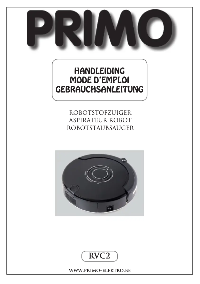 Image de la première page du manuel de l'appareil RVC2