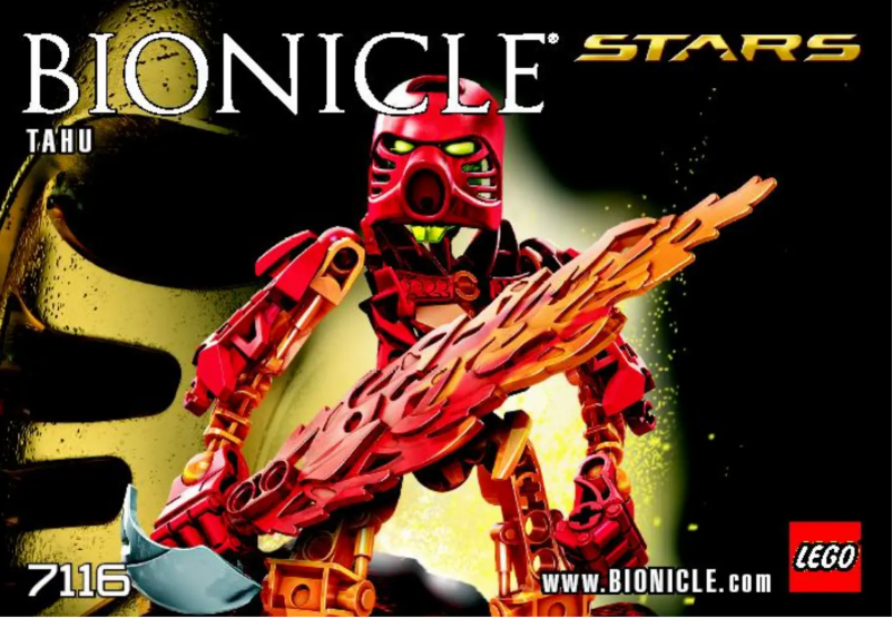 Image de la première page du manuel de l'appareil Bionicle 7116