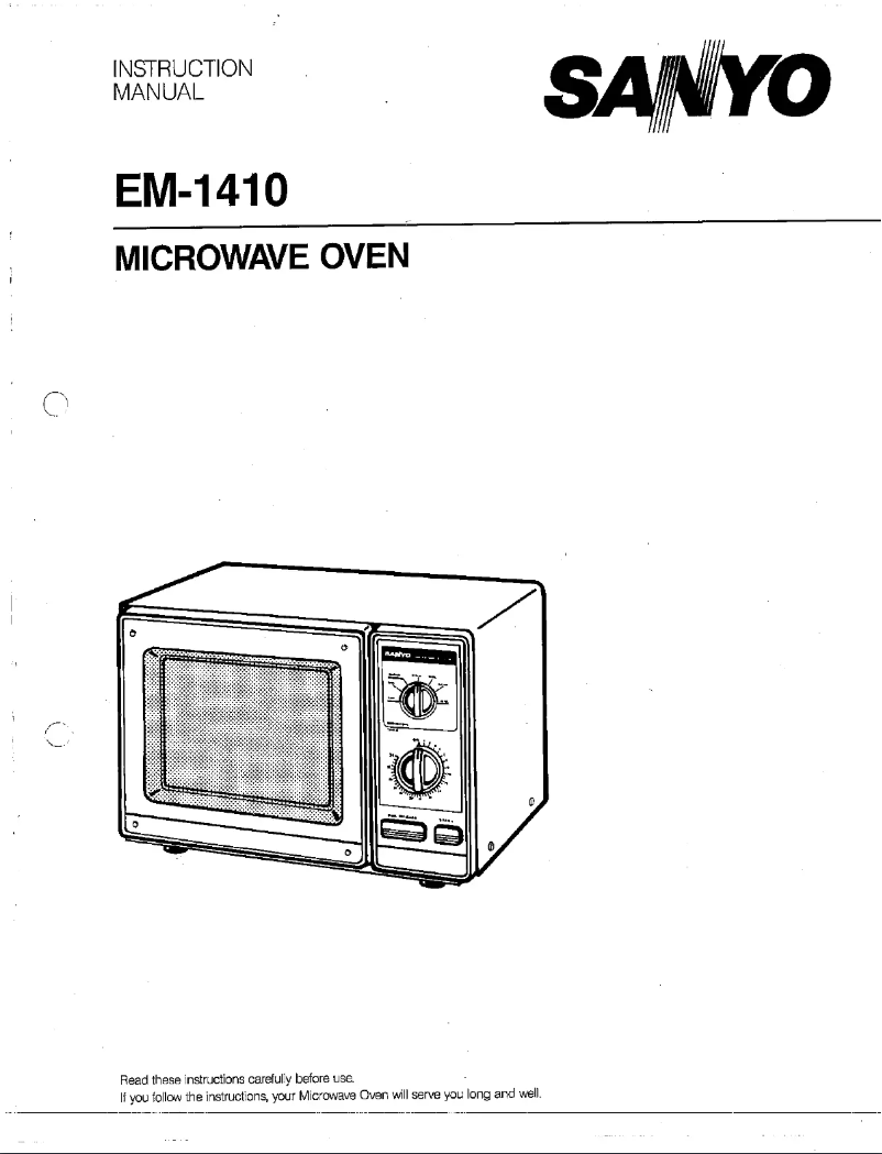 Image de la première page du manuel de l'appareil EM-1410
