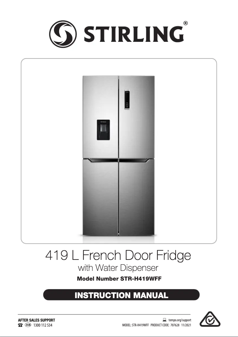 Page n°1 - Manuel utilisateur Stirling STR-H419WFF