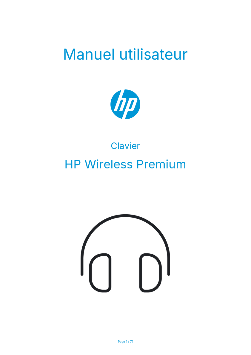 Image de la première page du manuel de l'appareil Wireless Premium