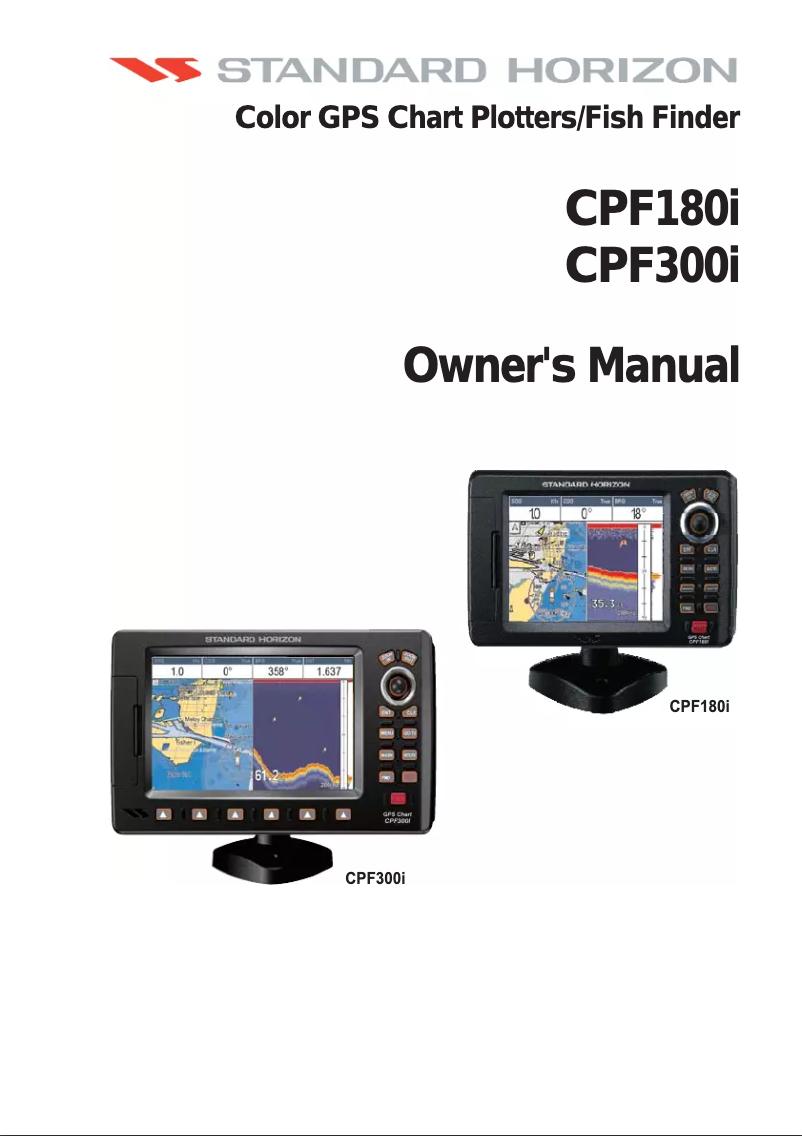 Page n°1 - Manuel utilisateur Standard Horizon CPF300i