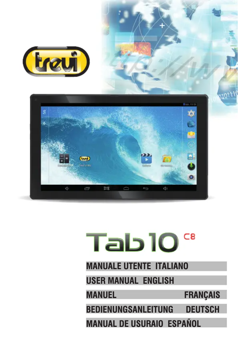 Page n°1 - Manuel utilisateur Trevi Tab 10 C8