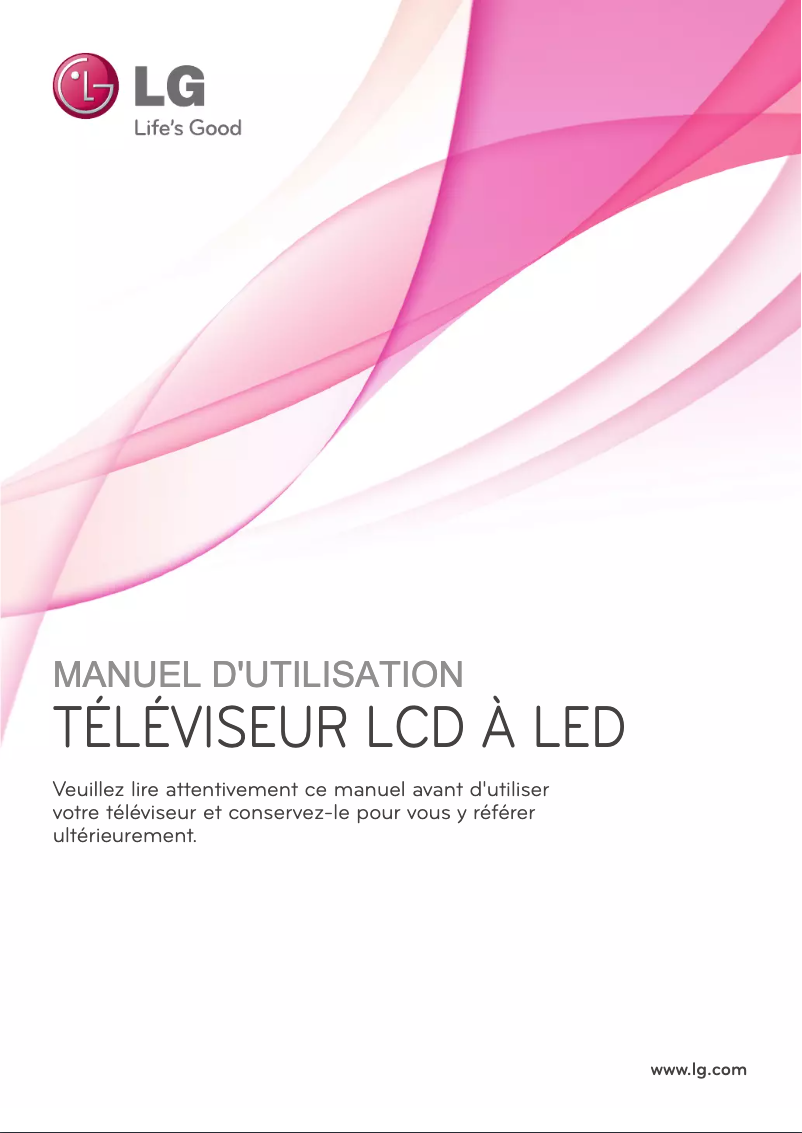 Page 1 de la notice Manuel utilisateur LG 47LV470S