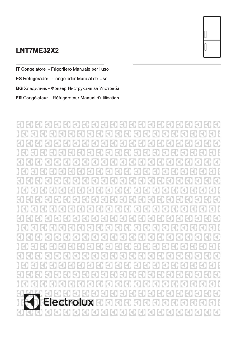 Page 1 de la notice Manuel utilisateur Electrolux LNT7ME32X2
