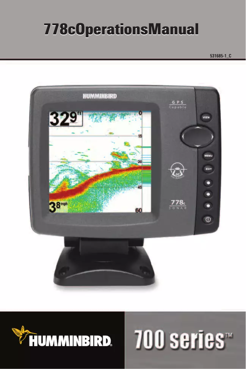 Image de la première page du manuel de l'appareil 778C