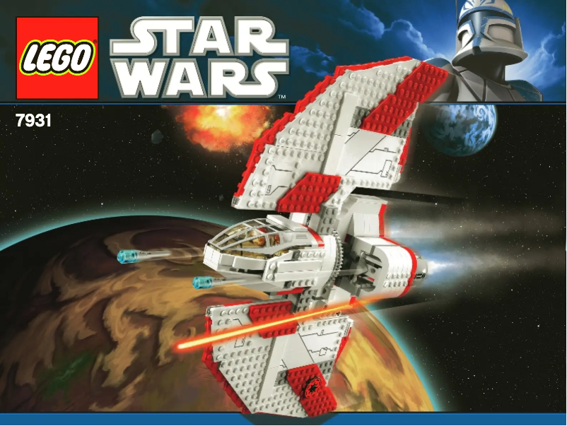 Page n°1 - Manuel utilisateur Lego T-6 Jedi Shuttle (TM)
