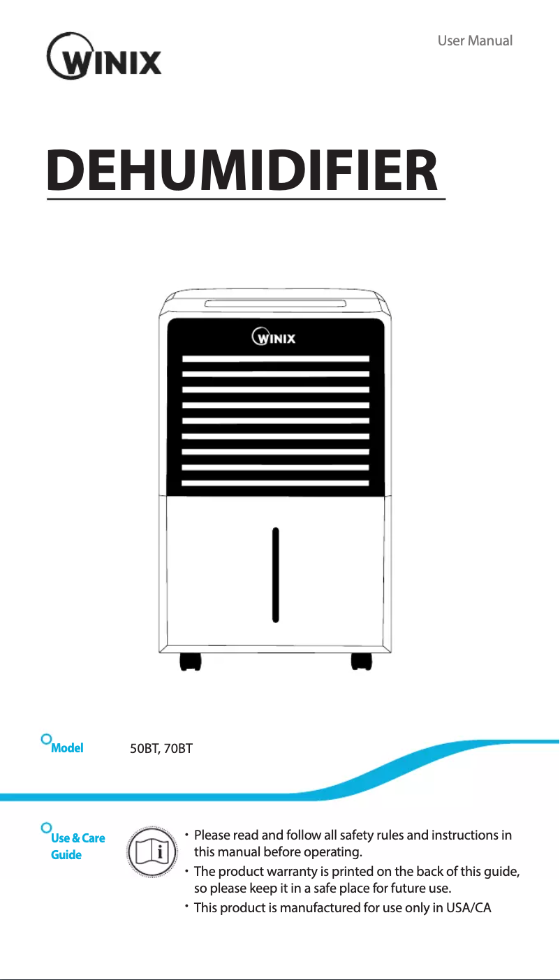 Image de la première page du manuel de l'appareil 70BT