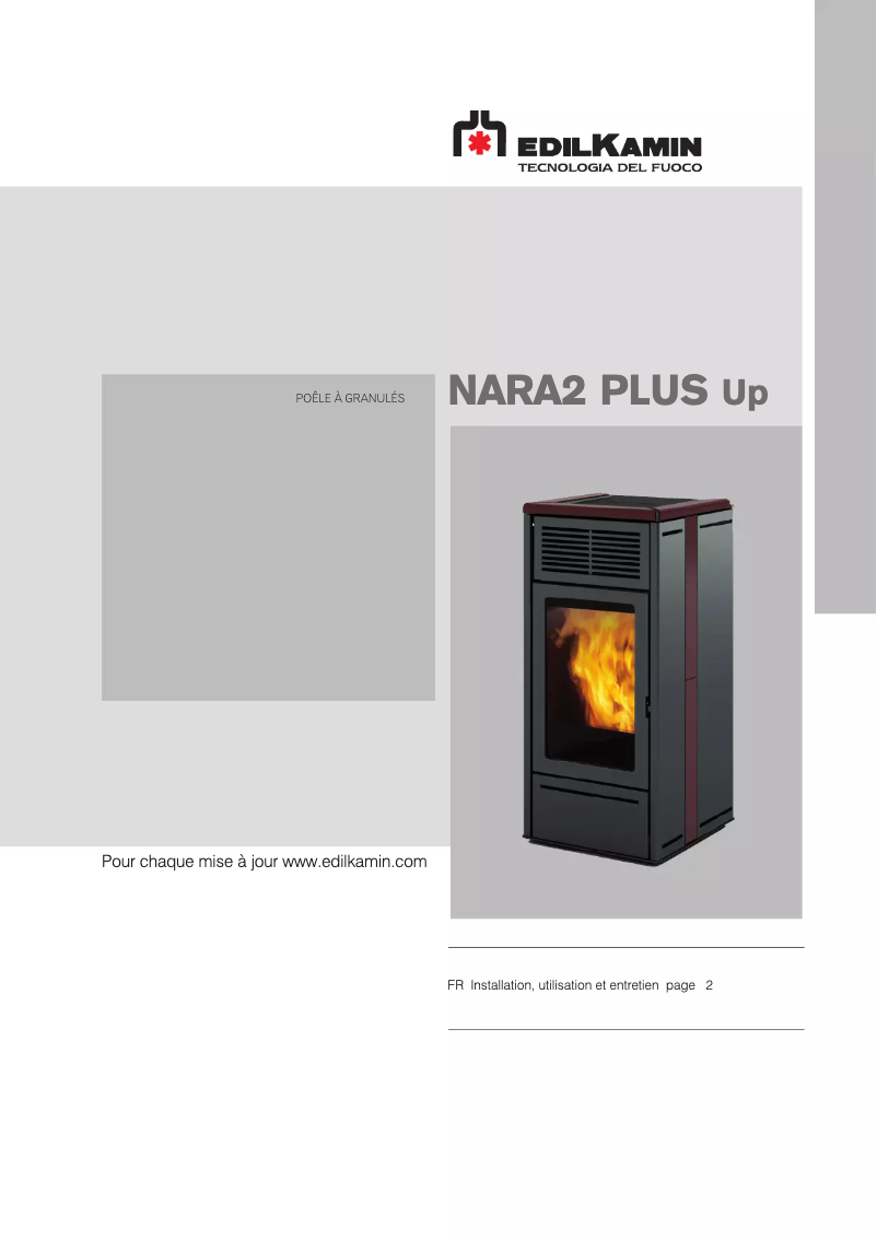 Page n°1 - Manuel utilisateur Edilkamin NARA2 PLUS Up