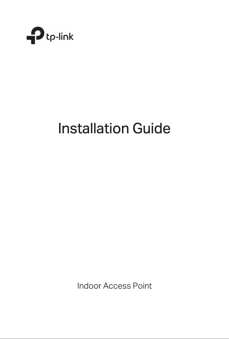 Page 1 de la notice Guide d'installation TP-Link CAP300