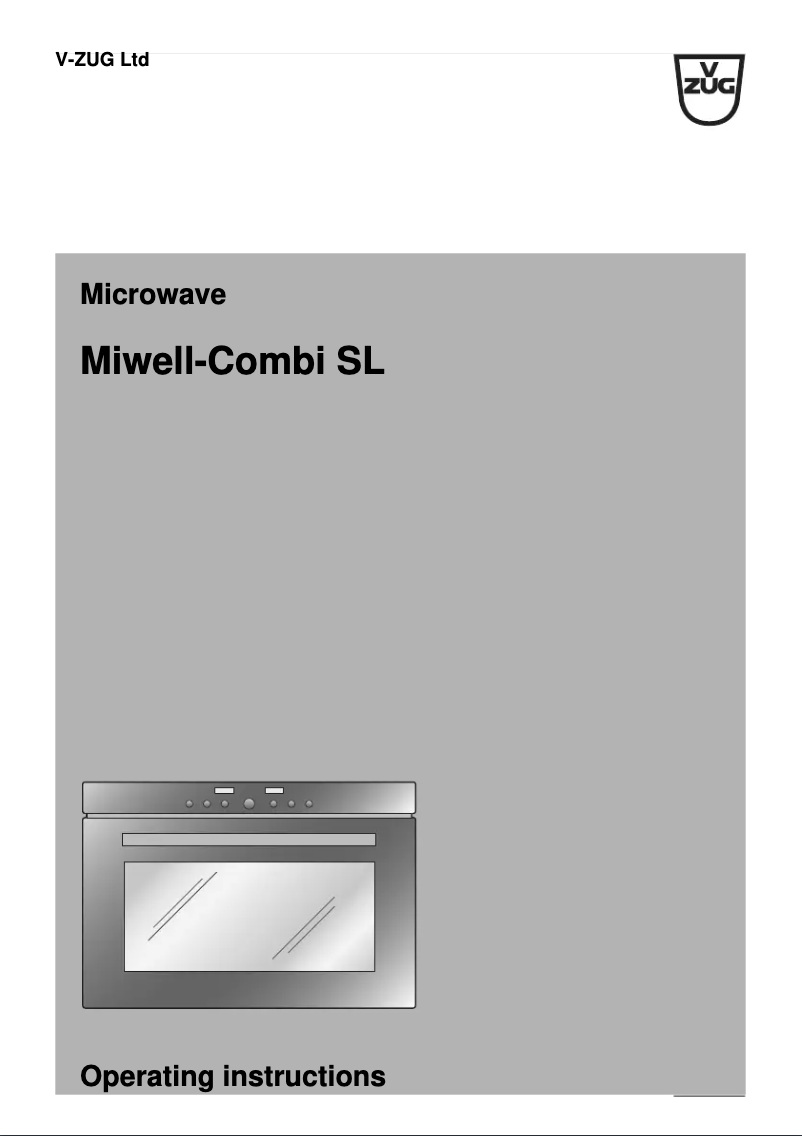Image de la première page du manuel de l'appareil Miwell-Combi SL