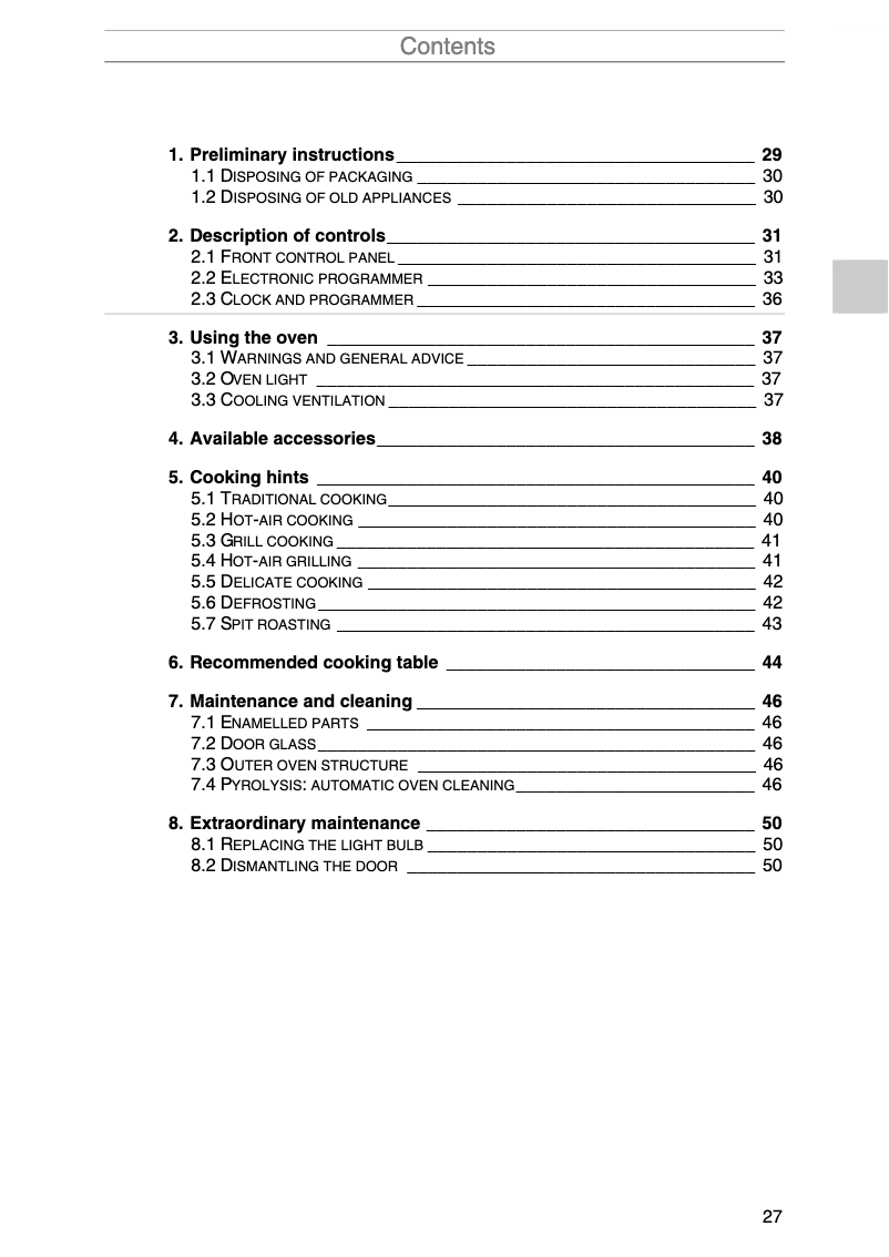 Page n°1 - Manuel utilisateur Smeg S 1085 MFA MFP 1 5