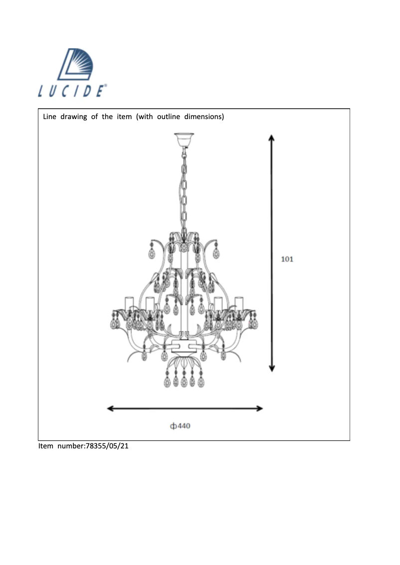 Page n°1 - Manuel utilisateur Lucide Drome