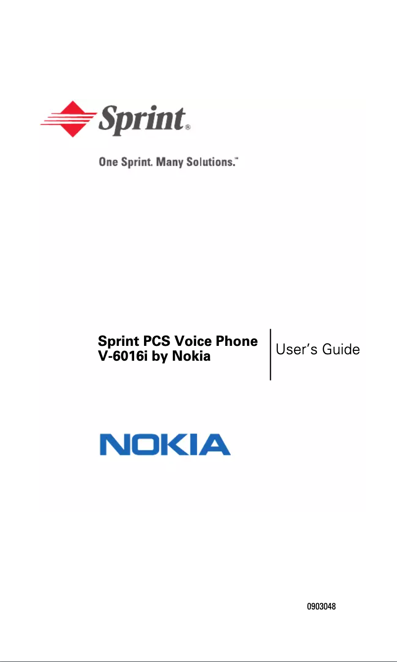 Page 1 de la notice Manuel utilisateur Nokia 6016i