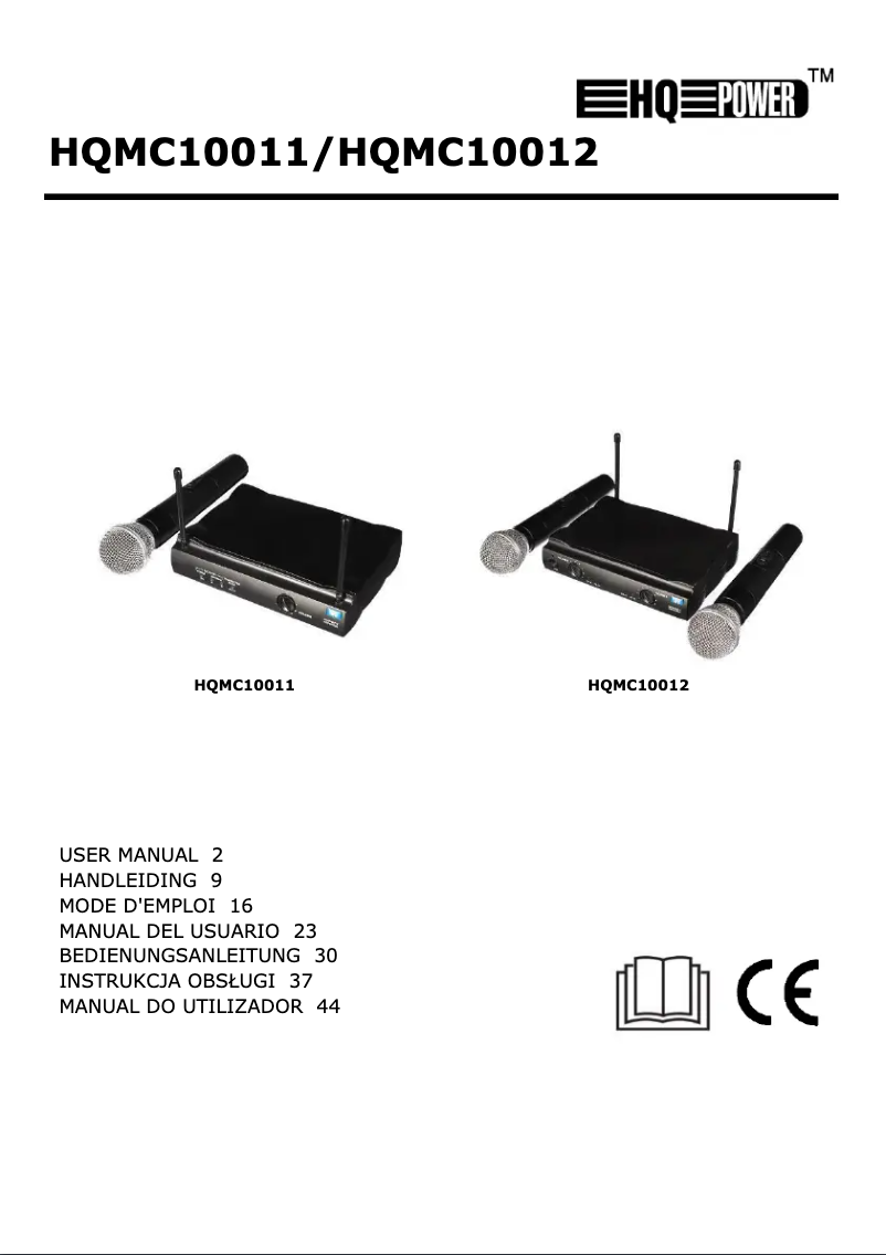 Page 1 de la notice Manuel utilisateur HQ Power HQMC10012