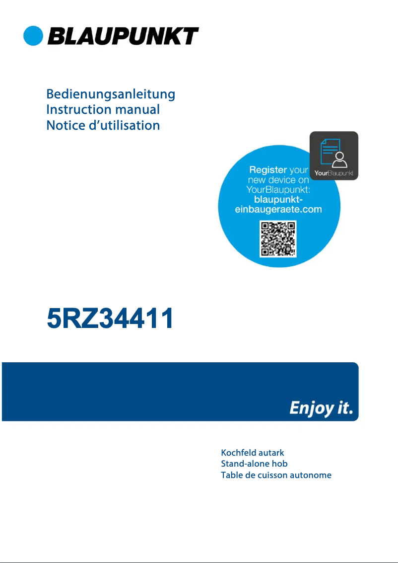 Página 1 del manual Manual de usuario Blaupunkt 5RZ34411AU