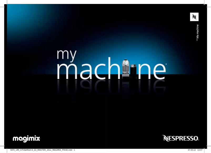Página 1 del manual Manual de usuario Magimix Citiz Milk Nespresso
