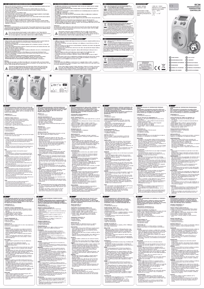 Página 1 del manual Manual de usuario Elro EC26