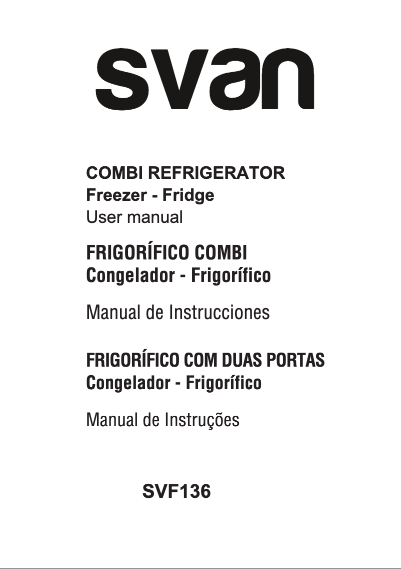 Page 1 de la notice Mode d'emploi SVAN SVF136