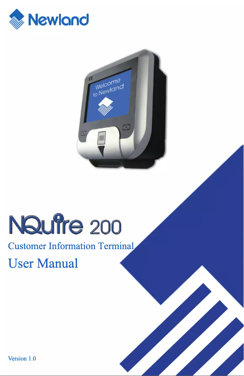 Página 1 del manual Manual de usuario Newland NQuire 202