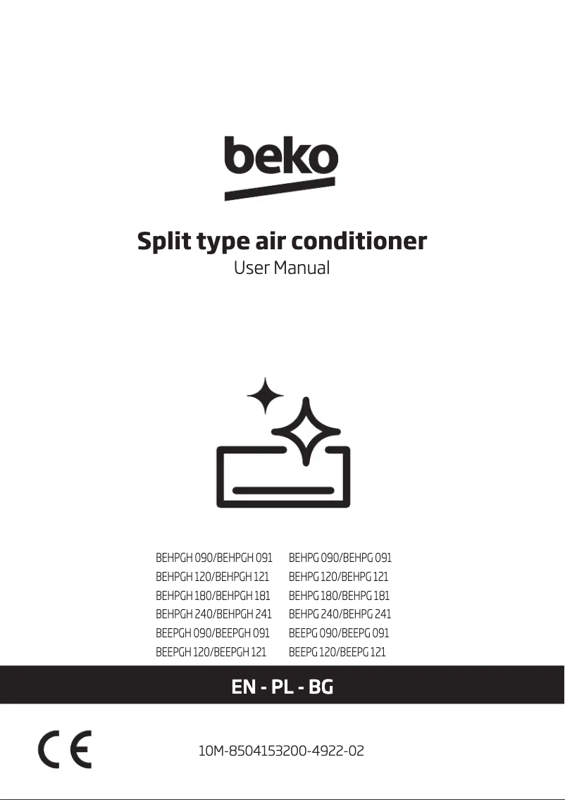 Image de la première page du manuel de l'appareil BEEPG 090/ BEEPG 091