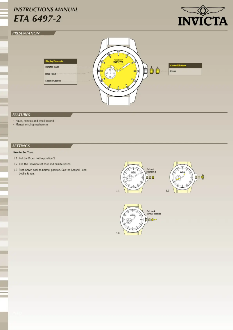Image de la première page du manuel de l'appareil Russian Diver 16366
