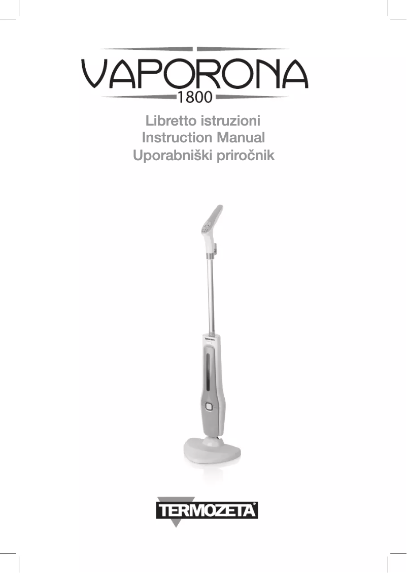Page 1 of the manual User Manual Termozeta Vaporona 1800