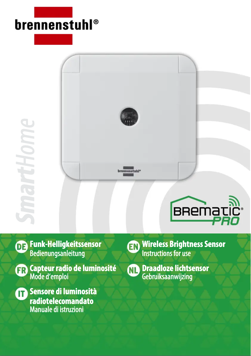 Image de la première page du manuel de l'appareil BrematicPRO HS868 01 IP44